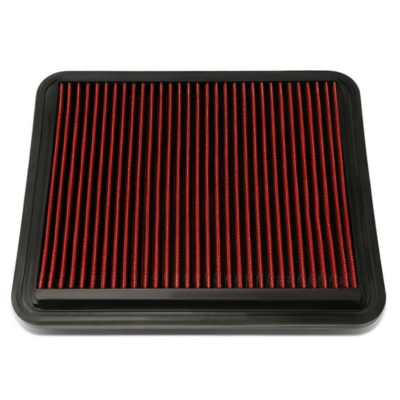 DNA Motoring AFPN-013-RD For 2008 to 2010 Pontiac G6 / Chevy Malibu Reusable & Washable Replacement High Flow Drop-in Air Filter (Red) 09