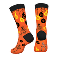 thumbnail image 2 of Funny Halloween Socks for Men Women Teen Boys- Spooky Skeleton Pumpkin Fun Novelty Cute Crazy Funky Dress Crew Cool Socks - Halloween Gifts Costumes, 2 of 7