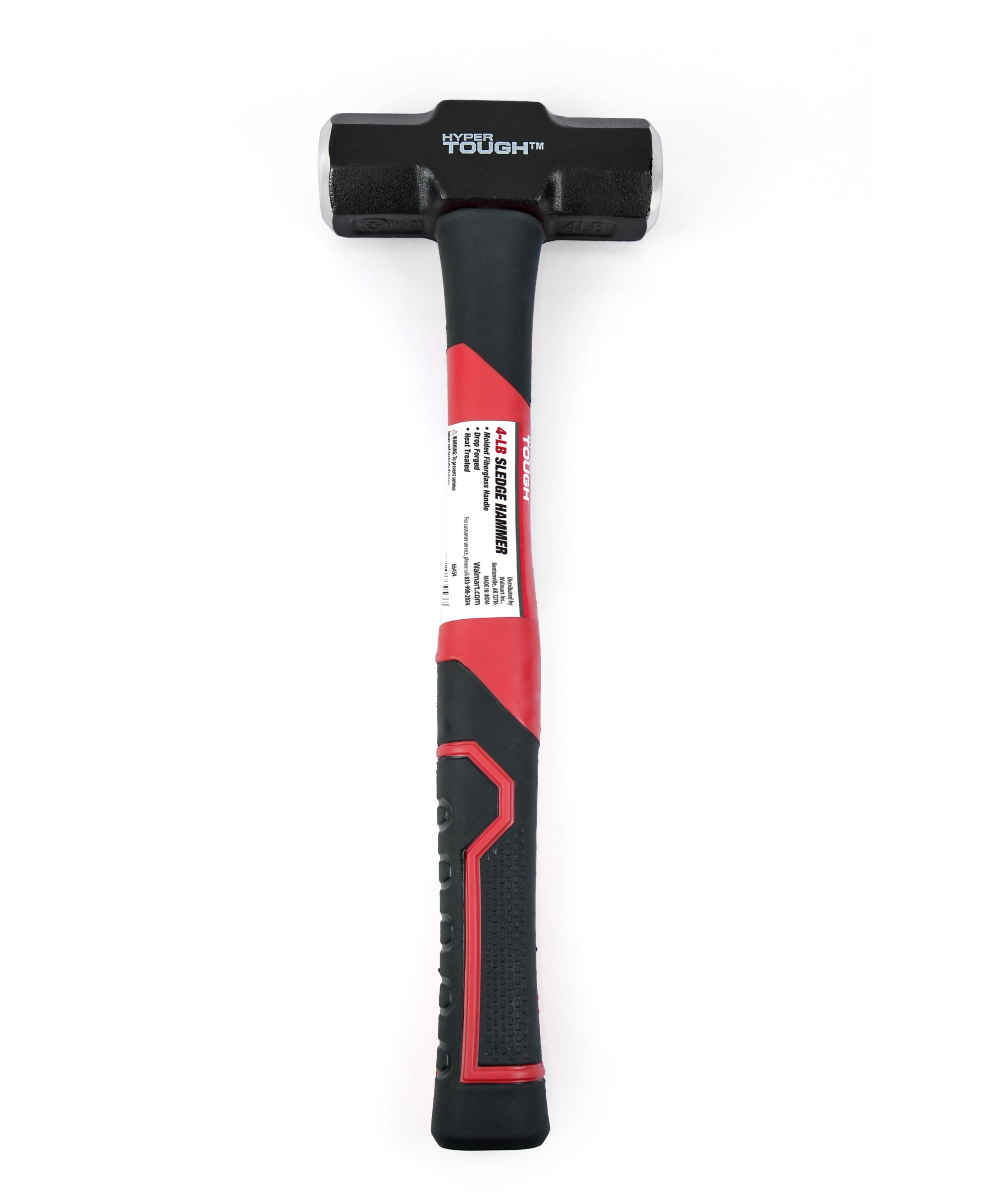 Hyper Tough 4 lb Sledge Hammer Fiberglass Handle