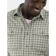 thumbnail image 3 of Ozark Trail Men's & Big Men's Upstream Shirt with Long Sleeves, UPF 50+, Sizes S-3XL, 3 of 5