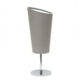 thumbnail image 1 of Simple Designs Mini Chrome Table Lamp with Angled Fabric Shade, 1 of 9