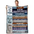 thumbnail image 1 of LHSHID Birthday Gifts for Dad Blanket Flannel Soft and Comfortable Anti static Bed Sofa Blanket 50x60in, 1 of 5