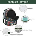 thumbnail image 4 of Mandala Inspired Paisley Waterproof Backpack - Spacious & Durable for School, 4 of 5