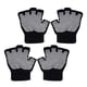 thumbnail image 5 of 2pcs Guantes de medio dedo Guantes de entrenamiento antideslizantes Guantes de yoga Guantes cómodos para deportes de yoga (Negro), 5 of 5