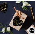 thumbnail image 6 of Inkdotpot Pack Of 100 Real Gold Foil Paper Tags Made With Love Wedding Favor Hang Tags, 6 of 6