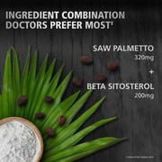 Urinozinc Plus Prostate Supplement with Beta Sitosterol & Saw Palmetto Reduce Frequent Urination, 60 Count