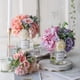 thumbnail image 5 of Yuarrent 2 flores artificiales en jarrón, elegantes, duraderas, para interiores o exteriores, flores artificiales en jarrón Decoración florero+azul+blanco, 5 of 6
