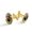 Color 1, variant on PhooArto Men's Classic Stainless Steel, Donuts Pug Dogs Galaxy Cufflinks Business Wedding Shirts, Golden