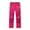 Hot Pink, variant on Toddler Girl Pants Lined Solid Color Elastic Waist Thick Cozy Trousers with Pocket Warm Ski Snow Windproof Pants