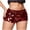 Z01-Wine, variant on COMVALUE Women's Sequin Mini Shorts Glitter Low Rise Skinny Sparkly Rave Party Shorts (Black, M)