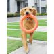 thumbnail image 2 of Discos voladores para mascotas, anillo de entrenamiento para perros, extractor resistente a mordeduras, juguete flotante para cachorros, juegos interactivos al aire libre, suministro de productos para jugar (naranja) oso de fresa Electrónica, 2 of 4