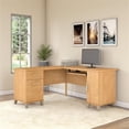 thumbnail image 2 of Pemberly Row Modern 60W L Desk in Maple Cross - Engineered Wood, 2 of 7