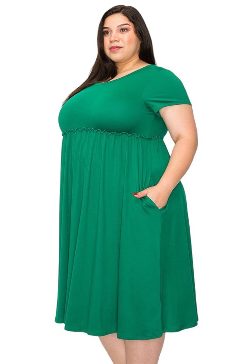 kelly green plus size dresses Jade Plus Size Off-the-shoulder Mermaid Formal Dress