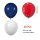 thumbnail image 2 of Globos de fiesta JODIDI, 100 unidades, 30 cm, azul marino, rojo y blanco, 2 of 5