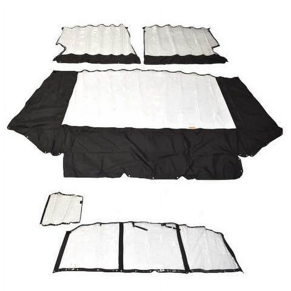 TaylorMade VX 1788 Black Sunbrella SeaMark Boat Enclosure Curtain Kit, Pieces
