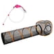 thumbnail image 1 of Túnel de juego para gatos con cubeta tres vías para interiores y exteriores casa de juego cajas plegable juguetes fáciles, 1 of 8