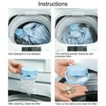 thumbnail image 6 of 3PCS Washing Machine Floating Lint Reusable Mesh Trap Bag Hair Catcher Filter Net Pouch Household Tool, 6 of 8