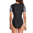 thumbnail image 7 of Kmdttou Summer Women's Swimwear Clearance! Up to 50% off! Bathing Suit for Women New Fashion Zipper Swimsuit Sexy Casual Bikini Piece Swimsuit on Clearance!, 7 of 7