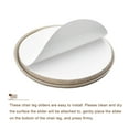 thumbnail image 4 of Uxcell Furniture Sliders Plastic Self-adhesive Round Sliding Pads for Carpeted Tile Vinyl Hardwood Floors 2 3/4" 12Pcs, 4 of 6