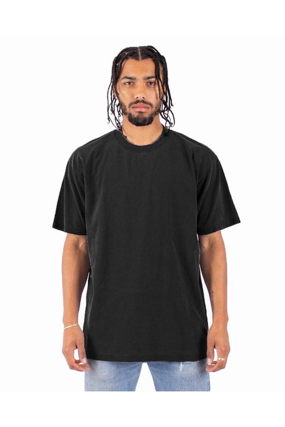 Drop Ship Garment-Dyed Crewneck T-Shirt 5XL Black