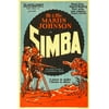 Simba On Left From Left To Right Documentary Filmmakers Mr And Mrs Martin Johnson 1928 Movie Poster Masterprint