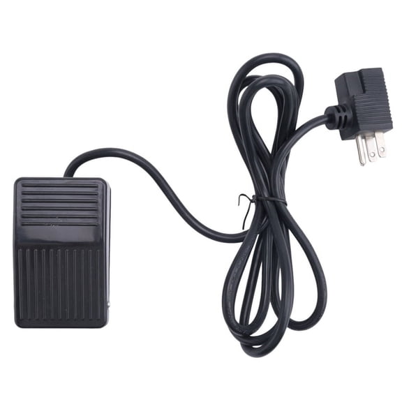 Foot Switch, Foot Pedal Switch Cable with 3- Piggyback Plug, Foot Operated Pedal Controller Power Switch US Plug