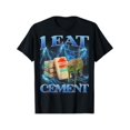 thumbnail image 1 of i eat Cement Funny Cat Meme internet Memes Funny Memes Gen-Z T-Shirt Cotton Fabric Menswear Top, 1 of 7