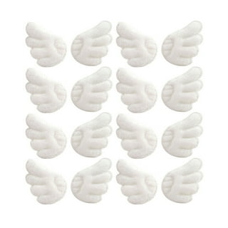 80pcs Angel Wings Wooden Patches Adorable No Hole Wood Chips