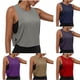 thumbnail image 1 of Tops de encaje para mujer,Blusa informal sin mangas con lentejuelas para mujer, cuello redondo, para yoga, ligera y suave, lavable a mano, sopatenor, 1 of 9