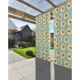 thumbnail image 3 of nqOlkjepod Outdoor Curtains for Patio Waterproof, Yellow Green Spring Floral Outdoor Privacy Panels Grommet, Watercolor Botanical Blackout Outside Curtains for Porch/Cabana 54"x108", 2 Panels, 3 of 8