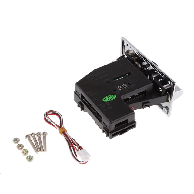 Aceptador de monedas con memoria electrónica para máquinas expendedoras y de entretenimiento Sunnimix Coin Acceptor Selector