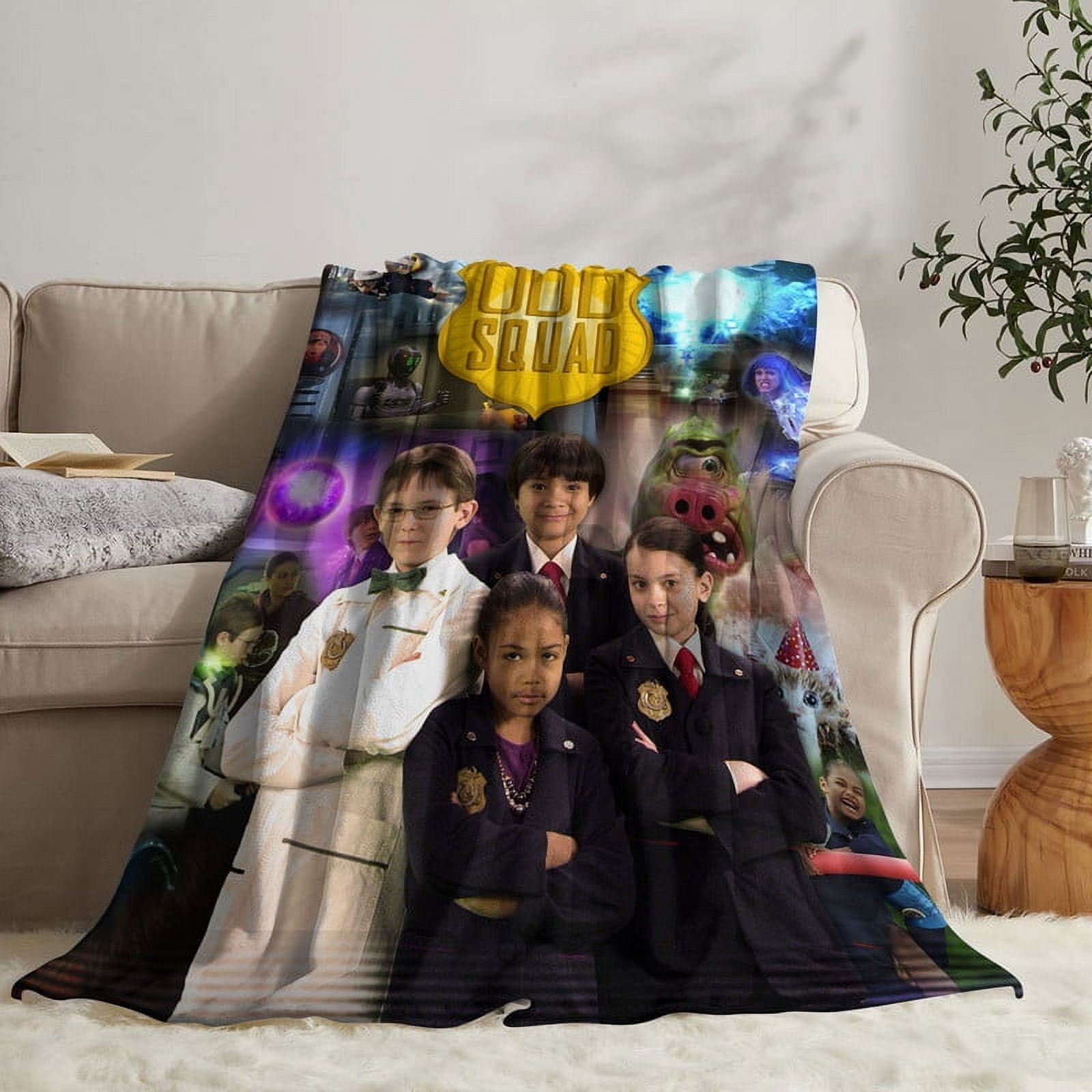 Odd Squad Throw Blanket Gifts for Fans Lover Girls Boys Women Present Hoodie Him Bed 50"x60"
