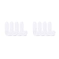 thumbnail image 1 of Inteprter 4 Uds. Ganchos para toallas de baño, colgadores de puerta de plástico, colgadores de pared autoadhesivos, estantes para sombreros, colgador de Type3 NO3 Inteprter CBP062705, 1 of 1