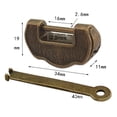 thumbnail image 2 of Llaves de Bronce Zulema Retro para Joyero Cajón Armario, 2 of 2