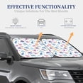 thumbnail image 4 of Windshield Sun Shade, Dinosaur Print N Foldable Car Sun Shade Windshield For Front, 2 Pieces, 4 of 4