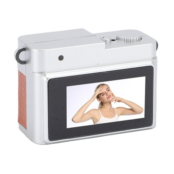 Mini Cámara De Llavero, Cámara De 32 GB Retro Micro Digital Con Pantalla De Color De 0.96 Pulgadas, 1080p 2MP Regector De Video De Bolsillo Compacto Con Luz LED, 6 Filtros Para
