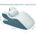 thumbnail image 2 of SUSUZI Ergonomic Memory Foam Wedge Pillow with Adjustable Support Pillow - Reading & Prone Pillow for Back Pain Relief, Neck Support, Acid Reflux, Suitable for Users Under 165lbs, Grey, 2 of 5