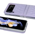 thumbnail image 4 of for Samsung Galaxy Z Flip 4 Case, Luxury PU Leather Wallet Protective Phone Case Card Holder Purse Phone Cover Case with Wrist Strap for Samsung Galaxy Z Flip 4 Shockproof Case, Purple, 4 of 7
