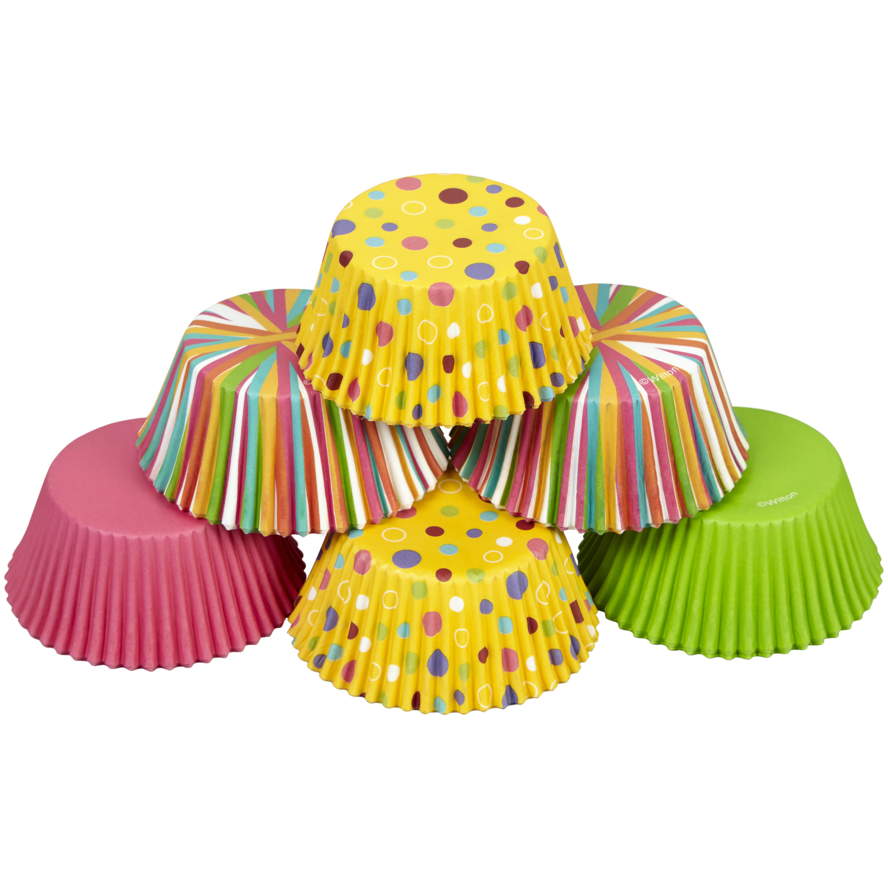 Wilton Stripes and Polka Dots Standard Cupcake Liners, 150-Count - image 4 of 4