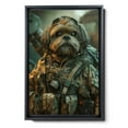 thumbnail image 2 of Hudo Funny Shih Tzu Dog Soldier With Helmet Poster - Shih Tzu Dog Canvas Wall Art - Vertical Wall Art - Dog Room Decor Posters, 2 of 5