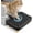 Black, variant on Litter Box Ramp, Cat Steps/Stair for Litter Box, Litter Catcher with Filter Function and Non-Slip Rubber Feet, Suitable for Small and Elderly Cats