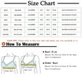 thumbnail image 3 of JGTDBPO Front Closure Bras For Women No Underwire Plus Size Full Coverage Bras Front Snap Bras Post Surgery Front Closure Brassiere Sports Bra Zip Wireless Minimizer Bra, 3 of 8