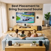 Surround Sound Systems Home Theater System - 800 Watts Peak Power 6.5 Subwoofer 5.1/2.1 Wired Stereo Speakers