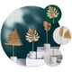 thumbnail image 3 of Decoración adicional de hoja de Monstera de hierro Artificial, color caqui, 2 uds., con Base, 3 of 5