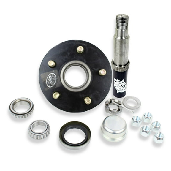 R20484X 84 Spindle & 5-5.5" Bolt Circle Trailer Hub R284555LB1E