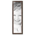 thumbnail image 2 of ArtToFrames 13" x 48" Honors Mahogany with Black Picture Frame, 13x48 inch Brown Wood Poster Frame (WOM-5154), 2 of 7