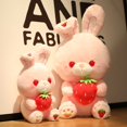 thumbnail image 2 of Cute Pink Rabbit Plush Toy / Creative Strawberry Rabbit Doll / Children's Birthday Giftstyle25cm Deng Xun unisex, 2 of 2