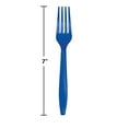 thumbnail image 2 of Touch of Color Cobalt Blue Plastic Forks 24 Pack 010047LX, 2 of 2