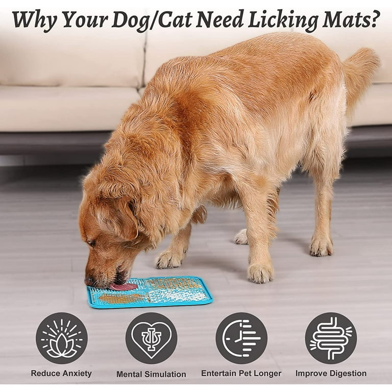 X Large Licking Mats for Dogs and Cats, Lick Mats with Suction Cups for Dog  Anxi