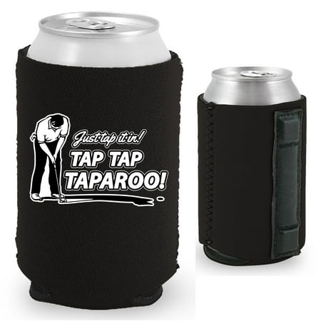 

Just Tap It In Tap Tap Taparoo! Magnetic Can Coolie (Black)
